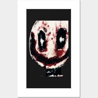 Scary blood face Posters and Art